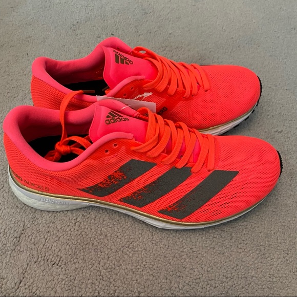 Adidas adios 5 Hot Coral Pink Reflective Sneakers - Picture 11 of 16